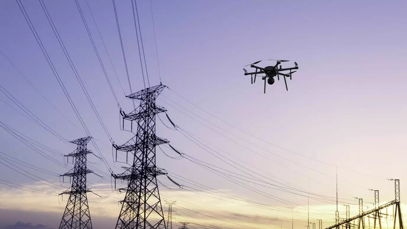 Power grid inspection-Nokia-drone