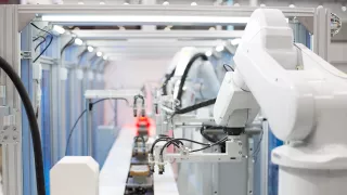 robots in a factory