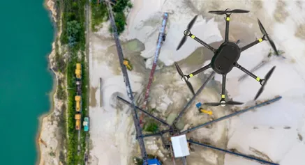 Construction-Nokia drone
