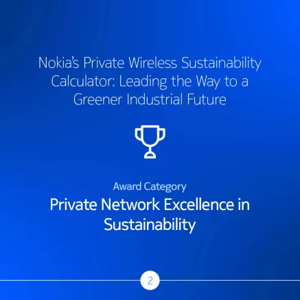 Private Network Excellence in Sustainability